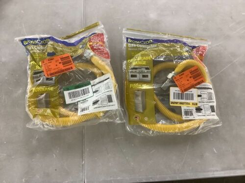 Lot of (2) BrassCraft Gas Connector  - Lot 429