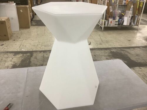 Color Changing LED Light Up Bar Table - No Power Supply - Lot 533