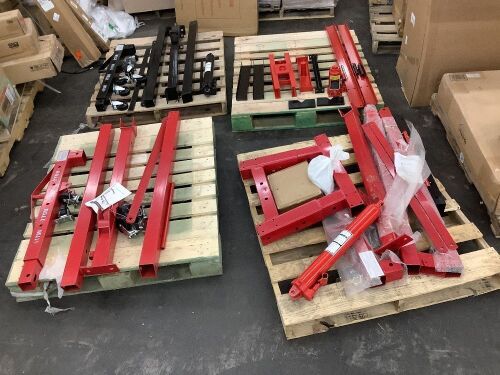 Engine Hoists & Shop Press - 1 Complete Hoist, Others For Parts  - Lot 111