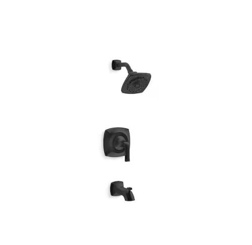 KOHLER Rubicon 1-Handle 3-Spray Tub and Shower Faucet in Matte Black - Lot 1017
