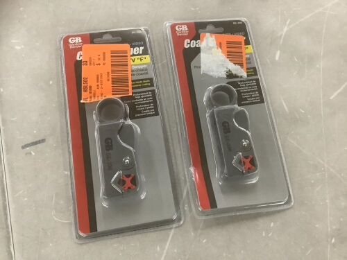 Lot of (2) Gardner Bender 3-Step Coax Stripper - Lot 1055