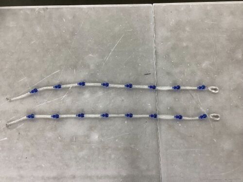 Lot of (20) Packs of 2 Strings of Beads & (1) Pack of Sticky Hooks - Lot 531