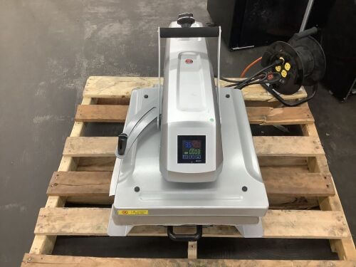 Manual Swing Heat Press - Top Tightening Handle Bent  - Lot 68