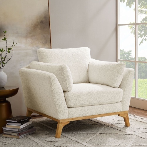 41'' W Large Accent Chair with Thick Cushion   - Lot 12
