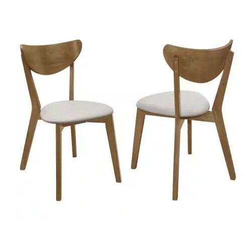 Coaster Kersey Collection Chestnut/Cappuccino Wooden Dining Chair, Set of 2 - Missing Hardware - Lot 922