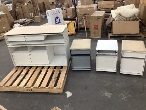 Lot of (4) Metal Cabinets  - Lot 1030