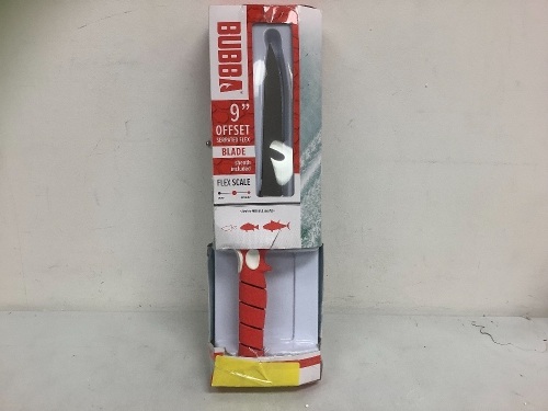 Bubba 9" Offset Serrated Flex Blade, E-Comm Return - Lot 37