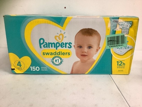Pampers Swaddlers, Size 4, Appears New - Lot 70
