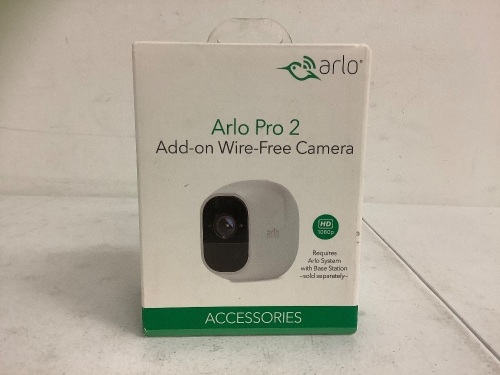 Arlo Pro 2 Add On Camera, Appears new, Sold as is - Lot 80