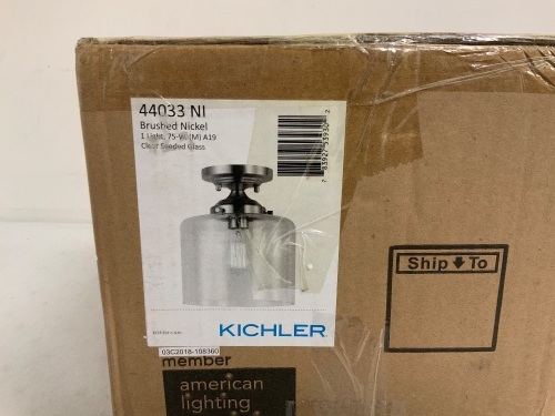 Flushmount Ceiling Light, E-Commerce Return, Sold as is - Lot 157
