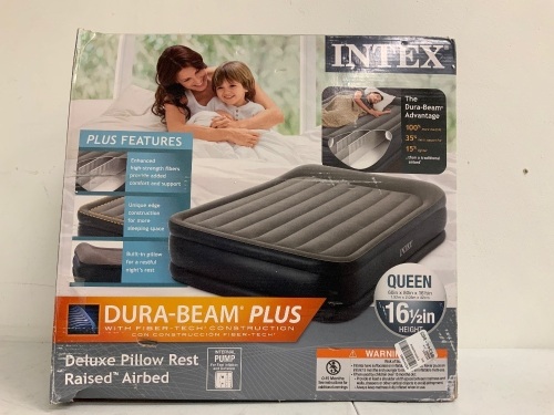 Intex Queen Air Mattress, E-Commerce Return, Sold as is - Lot 187