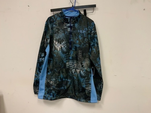 Huk Mens 1/4 Zip Pullover, L, Appears new, Sold as is - Lot 206
