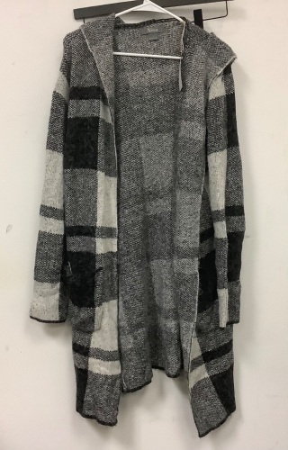Natural Reflections Womens Hooded Cardigan, M, Appears New, Sold as is - Lot 320