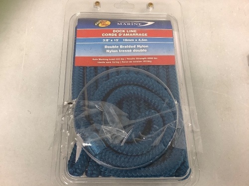 15' Dock Line, E-Commerce Return, Sold as is - Lot 341