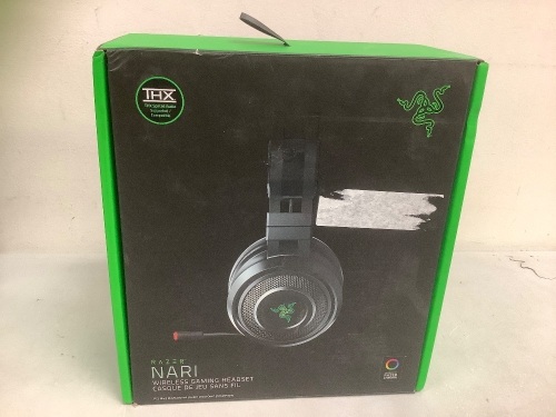 Razer Nari Wireless Gaming Headset, Appears new, Sold as is - Lot 355