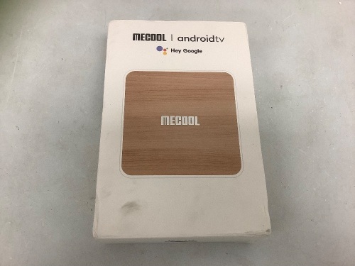 Mecool Android Tv, Powers Up, Appears New, Sold as is - Lot 361