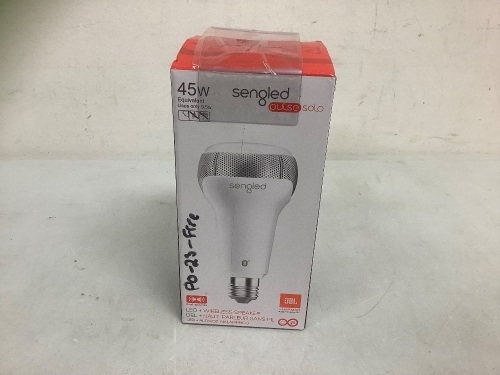Sengled Solo Bluetooth JBL Speaker Light Bulb, E-CommerceReturn, Sold as is - Lot 379