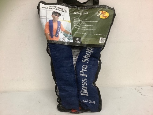 Self Inflating Adult Life Jacket, E-Comm Return - Lot 409