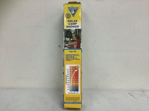 Solar Camp Shower, E-Commerce Return, Sold as is - Lot 415