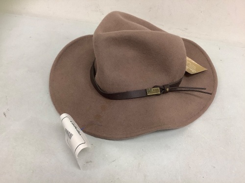 RedHead All Seasons Wool Felt Outback Hat, M, E-Commerce Return, Sold as is - Lot 444