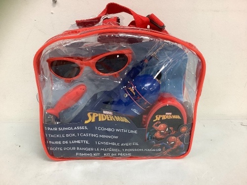 Kids Spiderman Fishing Kit, Appears New - Lot 448