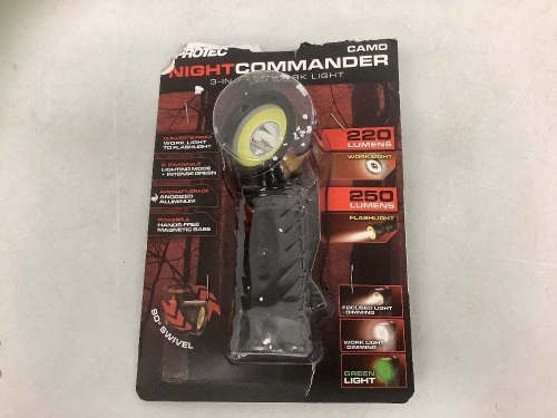 Night Commander 3-in-1 LED Work Light, E-Comm Return - Lot 466