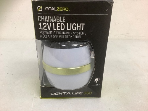 Goal Zero Chainable 12V LED Light, E-Comm Return - Lot 472