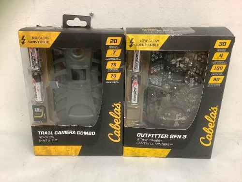 Lot of (2) Assorted Trail Cams, E-Comm Return - Lot 476