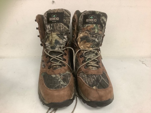 Red Head Boots for Men, 12M,  E-Comm Return - Lot 489