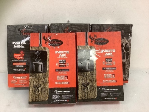 Lot of (5) Assorted Trail Cams, E-Comm Return - Lot 497
