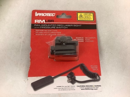 iProtec Rail Mounted Red Laser Sight, E-Comm Return - Lot 500