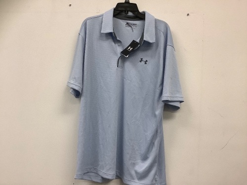 Under Armour Mens Polo, 2XL, E-Comm Return - Lot 519