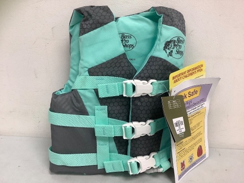 Child Life Vest, 30-50lbs, E-Comm Return - Lot 563