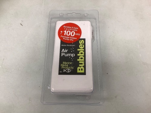 Bubbles Air Pump, E-Comm Return - Lot 593