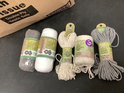 Box of Cotton Craft Cord - Lot 5132