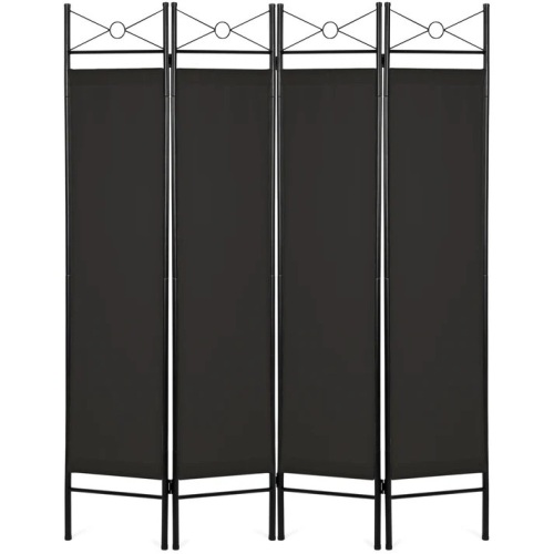 4-Panel Folding Privacy Screen Room Divider Decoration Accent, 6ft - Lot 5824