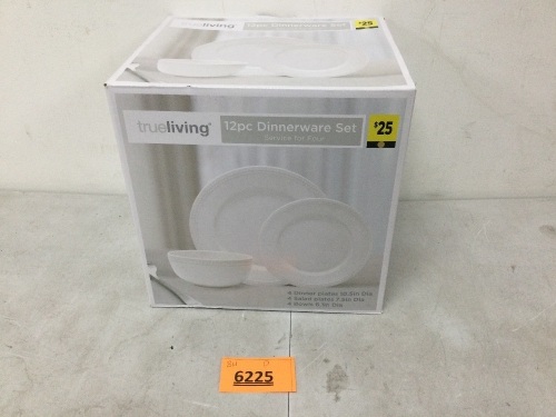 TrueLiving 12Pc Dinnerware Set - Lot 6225
