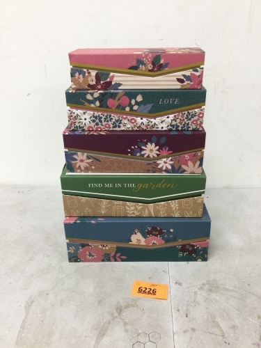 Set of Christmas Gift Boxes - Lot 6226