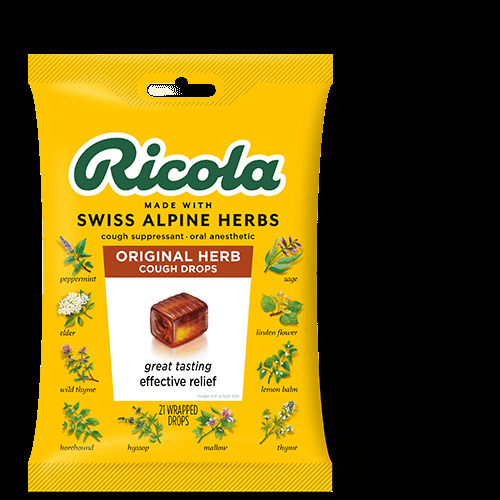 Ricola Original Natural Herb Classic Cough Drops, 8ct - Lot 6183
