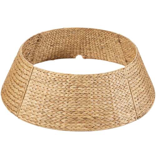 Woven Hyacinth Christmas Holiday Tree Collar - 36in - Lot 6302