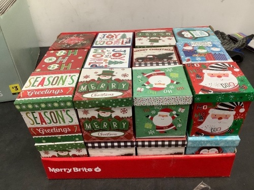 Christmas Gift Boxes, 24ct - Lot 6431
