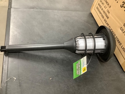 Set of 6 Solar Flickering Lights - Lot 6033