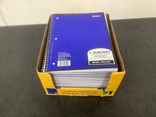 OfficeHub 1 Subject, 70 Sheets, Wide Ruled - Lot 6180