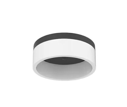 Home Decorators Collection 7.85 in. Black LED Flush Mount - Lot 491