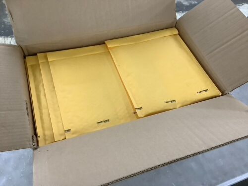 Coastwide Kraft Bubble Mailers, 8.5" x 11", 100 ct  - Lot 684
