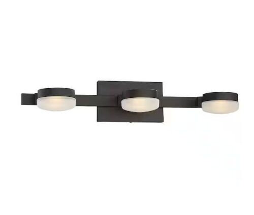 Home Decorators Collection 3-Light Oil Rubbed Bronze LED Bath Vanity Light - Lot 764