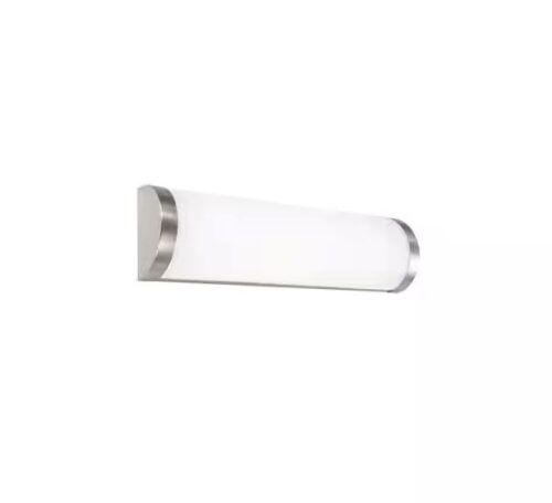 WAC LIMITED Fuse 16 in. 3000K Brushed Nickel ENERGY STAR LED Vanity Light Bar and Wall Sconce - Lot 439