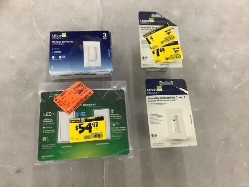 Lot of (4) Wall Switches - Lot 732