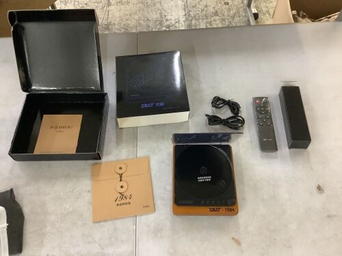 SAST Portable CD Player - 1 Lid Hinge Broken  - Lot 137