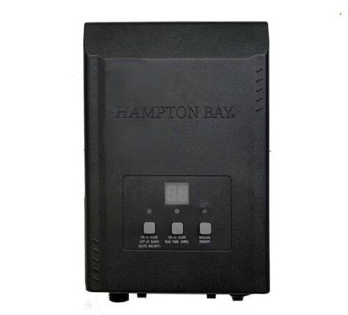 Hampton Bay Low-Voltage 60-Watt Landscape Lighting Transformer with Dusk to Dawn Sensor - Lot 734